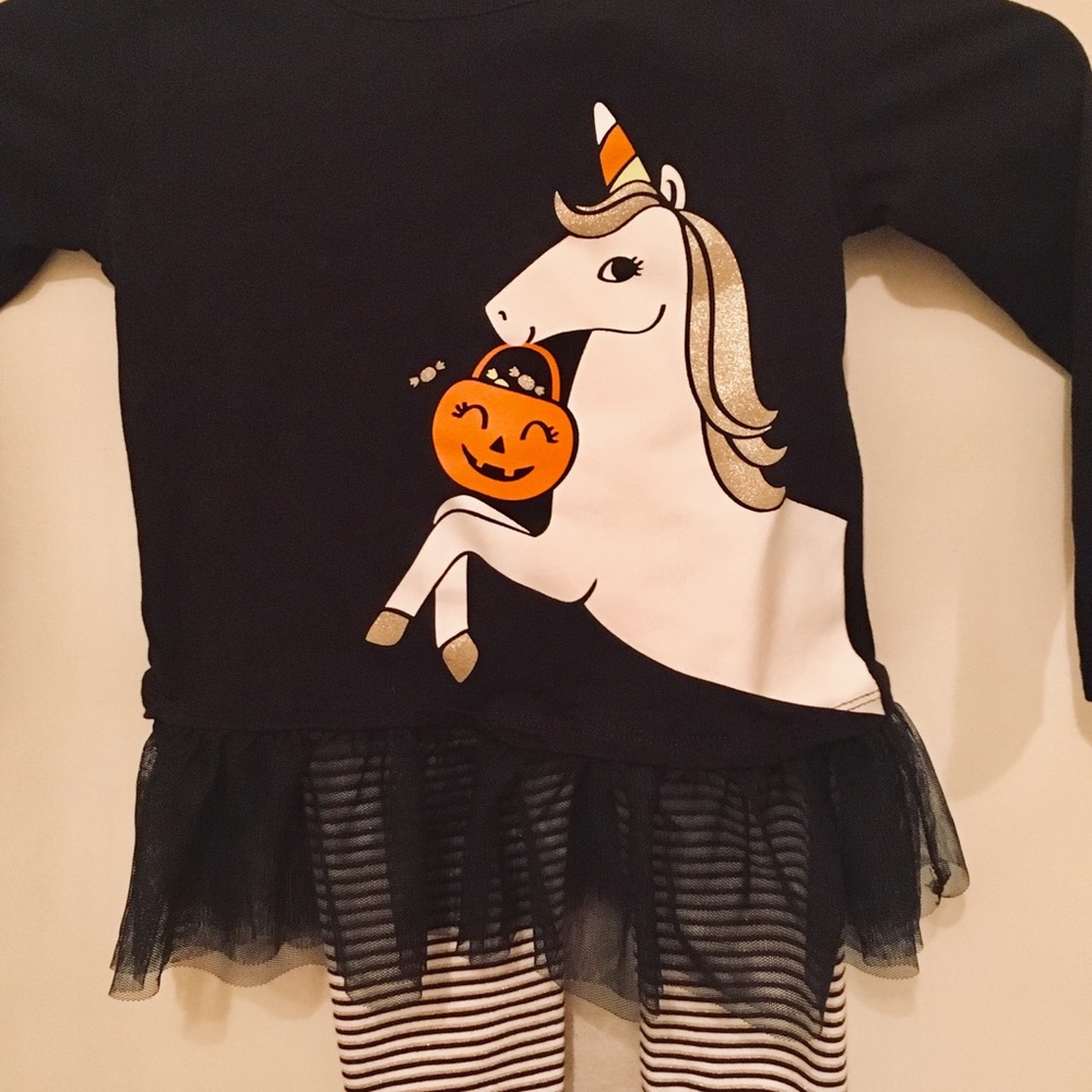 Carter’s Halloween Unicorn 🦄 with leggings